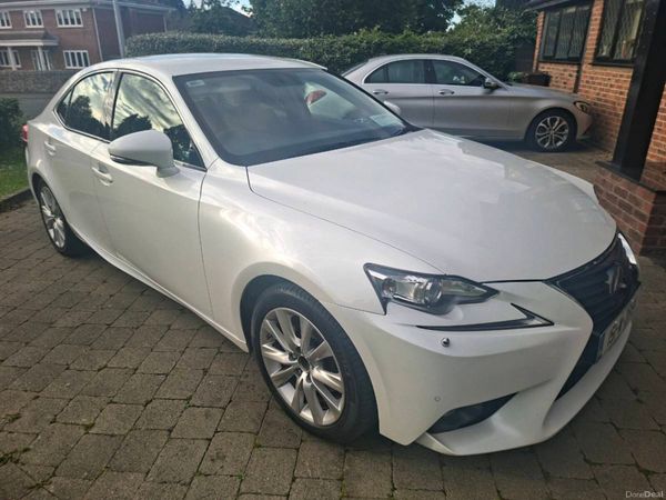 Lexus IS Saloon, Petrol Hybrid, 2015, White