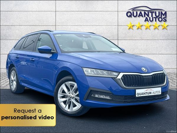 Skoda Octavia Estate, Petrol Plug-in Hybrid, 2022, Blue