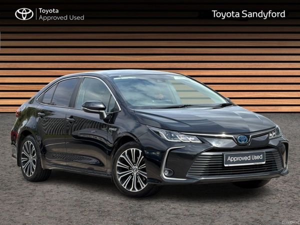Toyota Corolla Saloon, Petrol Hybrid, 2020, Black