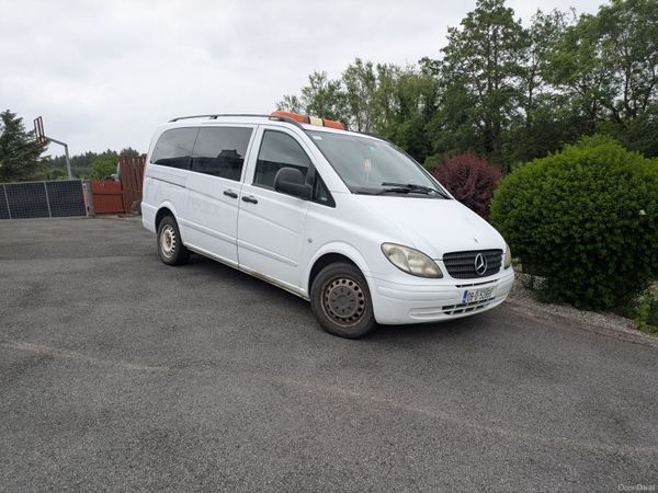 Mercedes-Benz Vito Van With Side Windows, Diesel, 2008, White