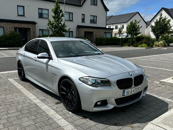 BMW 5-Series Saloon, Diesel, 2015, Silver