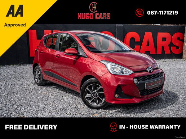 Hyundai i10 Hatchback, Petrol, 2017, Red