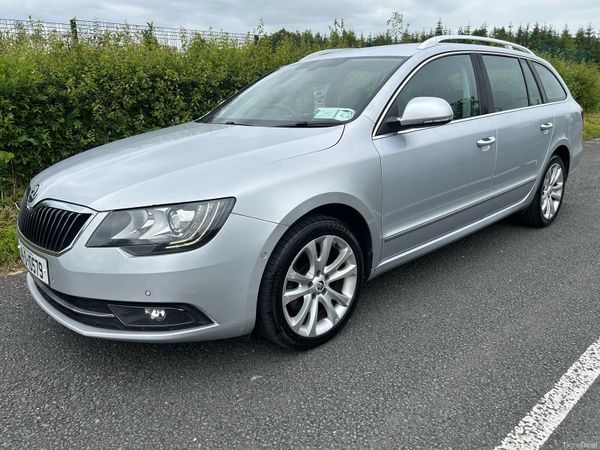 Skoda Superb Estate, Diesel, 2014, Silver