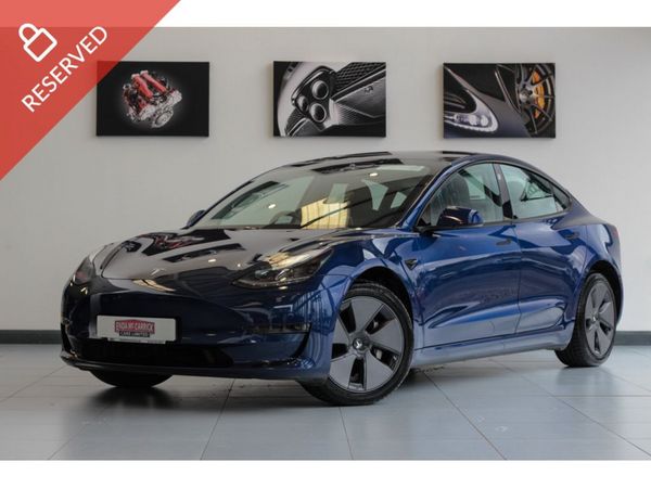 Tesla Model 3 Saloon, Electric, 2022, Blue