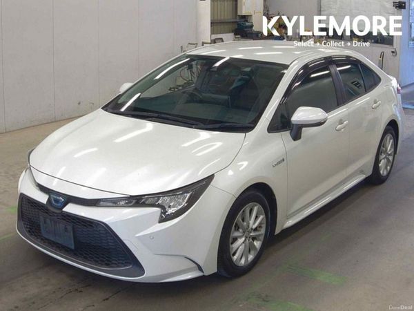 Toyota Corolla Saloon, Petrol Hybrid, 2020, White