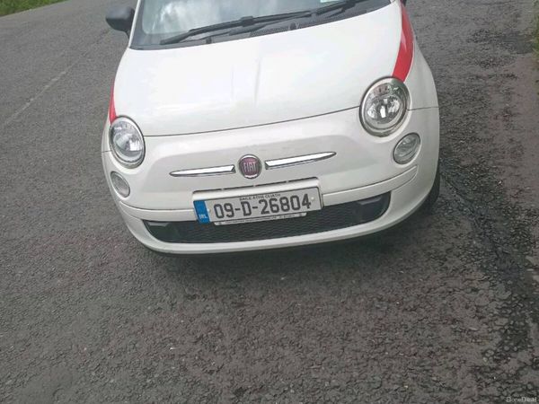 Fiat 500 Hatchback, Petrol, 2009, White