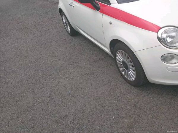 Fiat 500 Hatchback, Petrol, 2009, White
