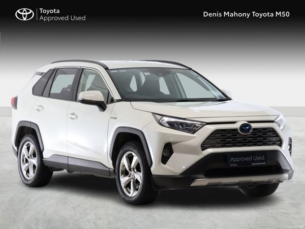 Toyota RAV4 SUV, Petrol Hybrid, 2021, White
