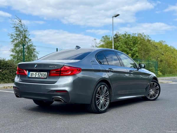 BMW 5-Series Saloon, Petrol Plug-in Hybrid, 2018, Blue