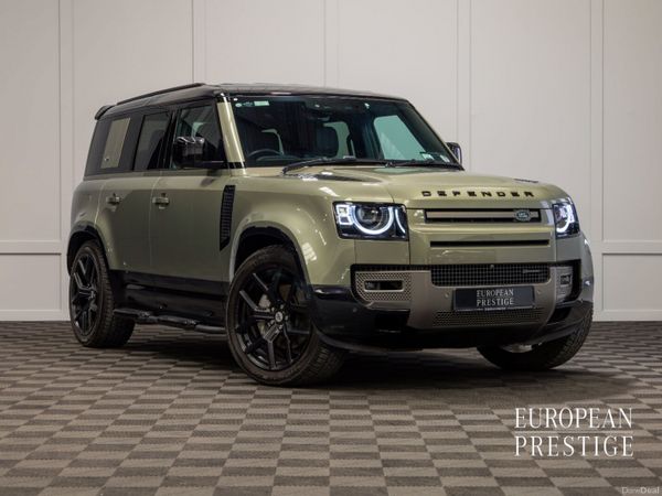 Land Rover Defender SUV, Petrol Plug-in Hybrid, 2022, Green