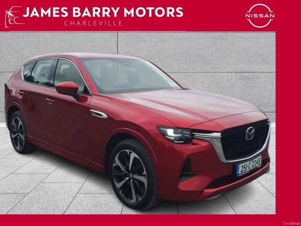 Mazda CX-60 SUV, Petrol Plug-in Hybrid, 2025, Red
