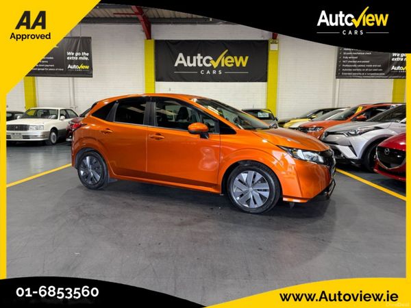 Nissan Note Hatchback, Petrol Hybrid, 2023, Orange