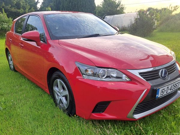 Lexus CT Hatchback, Petrol Hybrid, 2015, Red