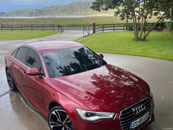 Audi A6 Saloon, Diesel, 2017, Red