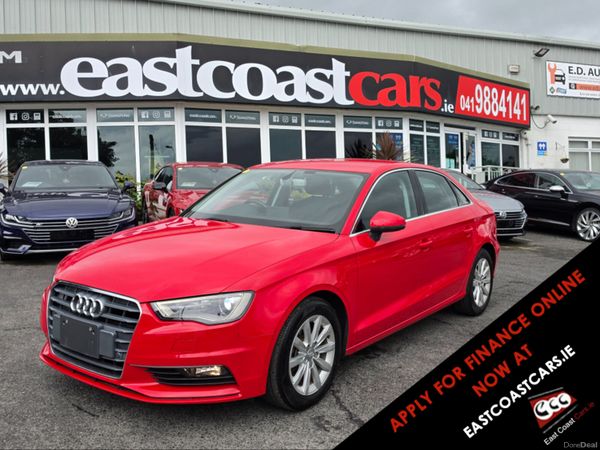 Audi A3 Saloon, Petrol, 2016, Red