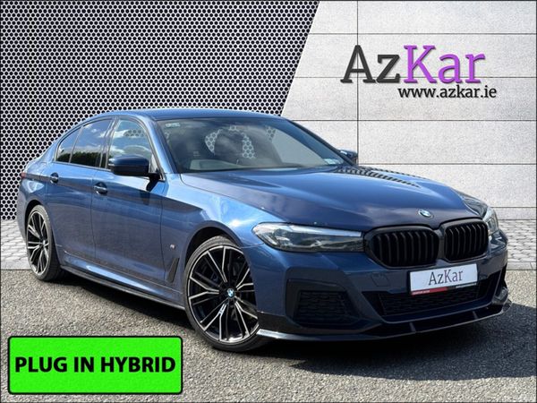 BMW 5-Series Saloon, Petrol Plug-in Hybrid, 2020, Blue
