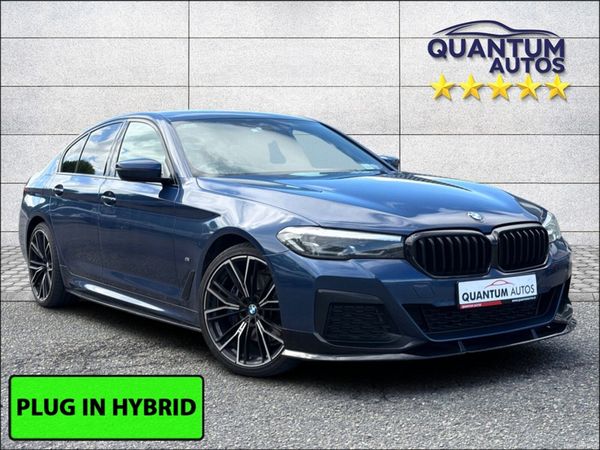 BMW 5-Series Saloon, Petrol Plug-in Hybrid, 2020, Blue