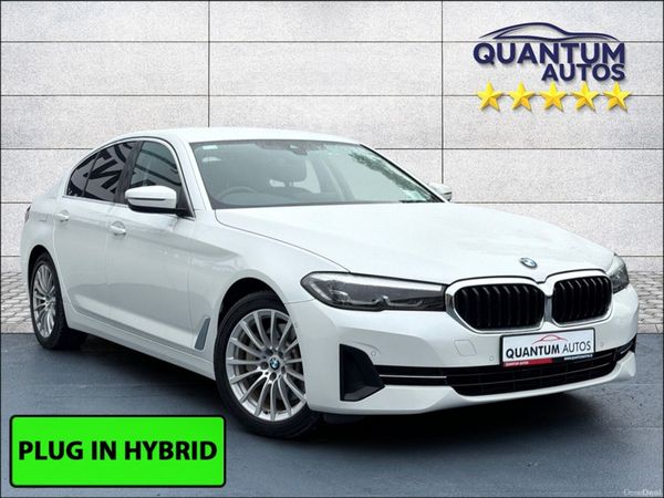 BMW 5-Series Saloon, Petrol Plug-in Hybrid, 2021, White