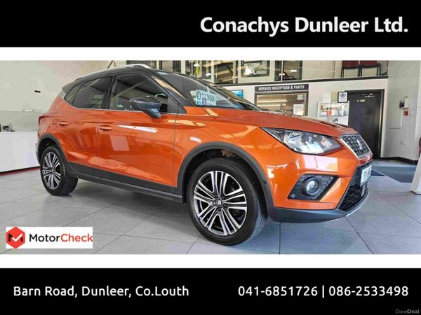 SEAT Arona Hatchback, Petrol, 2019, Orange