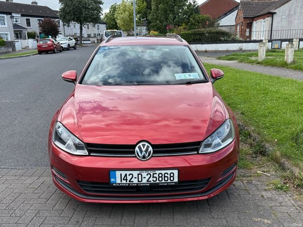 Volkswagen Golf Estate, Diesel, 2014, Red