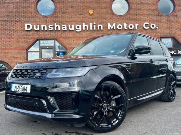 Land Rover Range Rover Sport SUV, Petrol Plug-in Hybrid, 2021, Black
