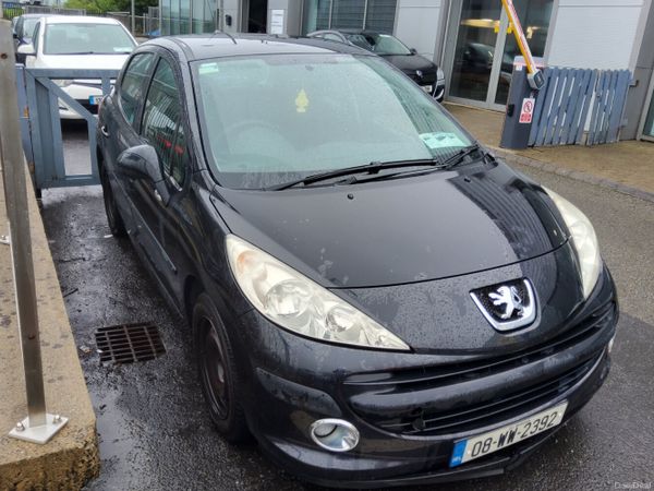 Peugeot 207 Hatchback, Petrol, 2008, Black
