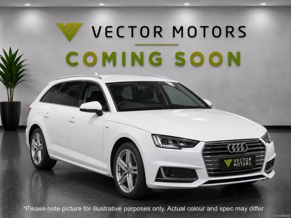 Audi A4 Saloon, Petrol, 2017, White