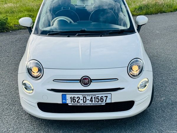 Fiat 500 Hatchback, Petrol, 2016, White
