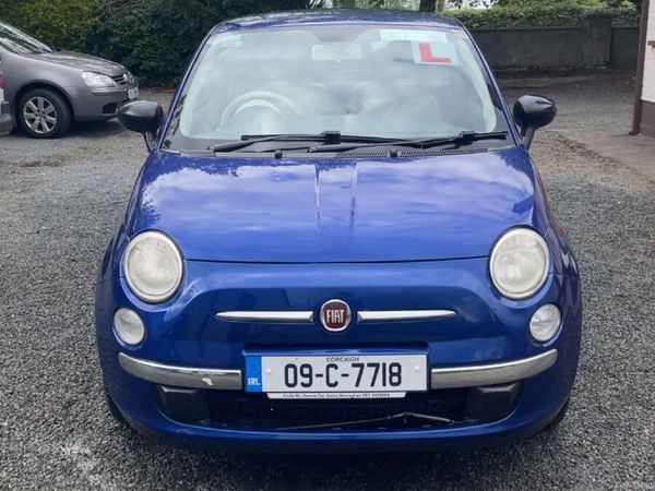 Fiat 500 Hatchback, Petrol, 2009, Blue