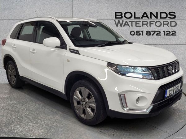 Suzuki Vitara SUV, Petrol Hybrid, 2023, White