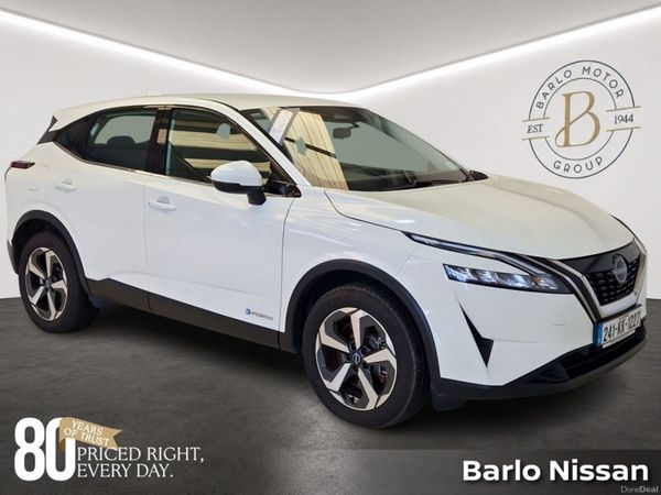 Nissan Qashqai MPV, Petrol Hybrid, 2024, White