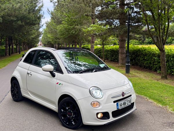 Fiat 500C Convertible, Petrol, 2014, White