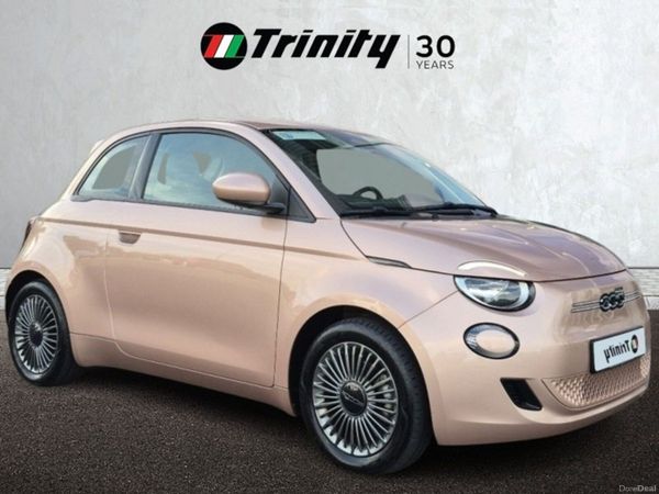 Fiat 500e Hatchback, Electric, 2022, Red