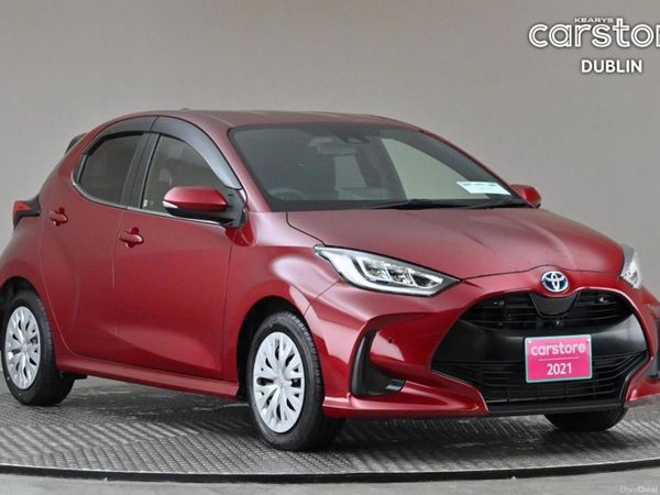 Toyota Yaris Hatchback, Petrol Hybrid, 2021, Red