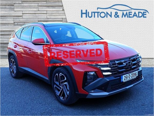 Hyundai Tucson SUV, Petrol Plug-in Hybrid, 2025, Red