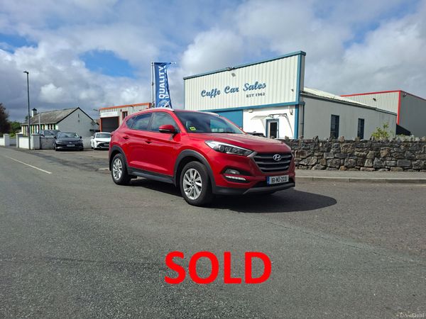 Hyundai Tucson SUV, Diesel, 2016, Red