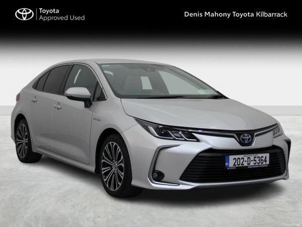 Toyota Corolla Saloon, Petrol Hybrid, 2020, Silver