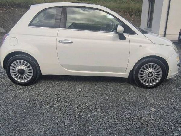 Fiat 500 Hatchback, Petrol, 2010, White
