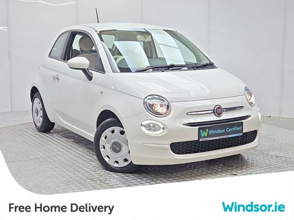 Fiat 500 Hatchback, Petrol, 2018, White