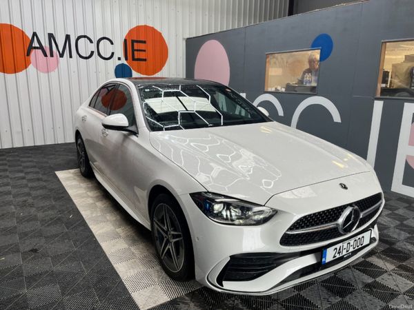 Mercedes-Benz C-Class Saloon, Petrol Plug-in Hybrid, 2024, White