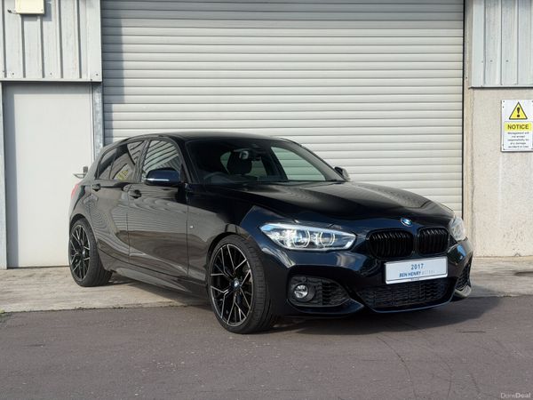 BMW 1-Series Hatchback, Petrol, 2017, Black