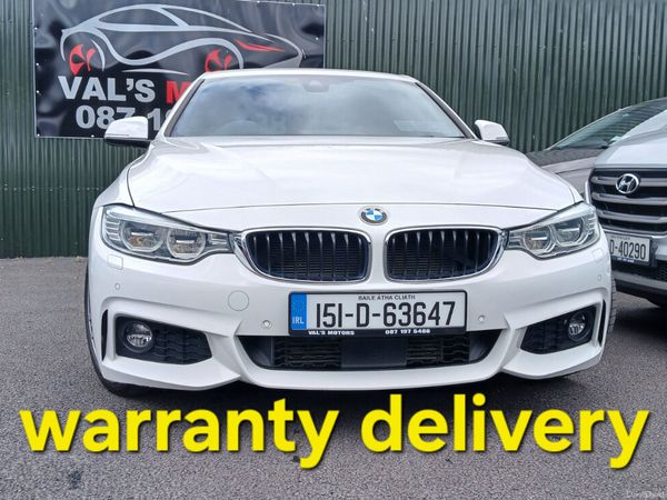 BMW 4-Series Coupe, Petrol, 2015, White