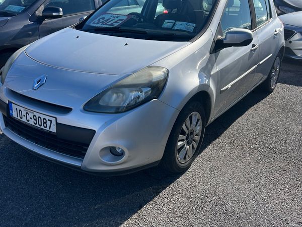 Renault Clio Hatchback, Ethanol Petrol, 2010, Silver