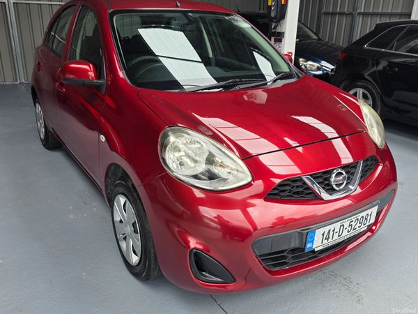 Nissan March Hatchback, Petrol, 2014, Red