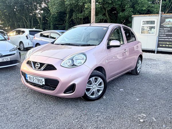 Nissan March Hatchback, Petrol, 2016, Pink
