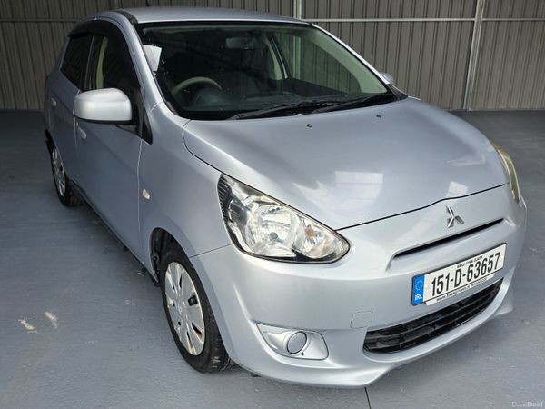 Mitsubishi Mirage Hatchback, Petrol, 2015, Silver