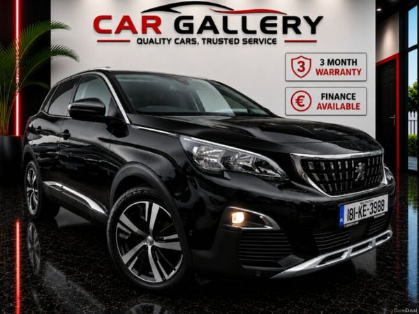 Peugeot 3008 MPV, Petrol, 2018, Black