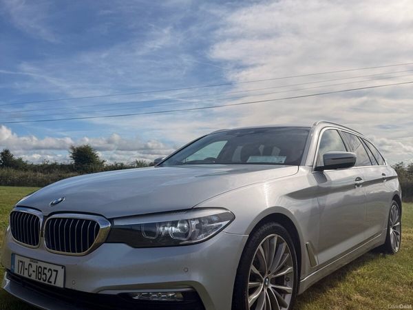 BMW 5-Series Estate, Diesel, 2017, Silver