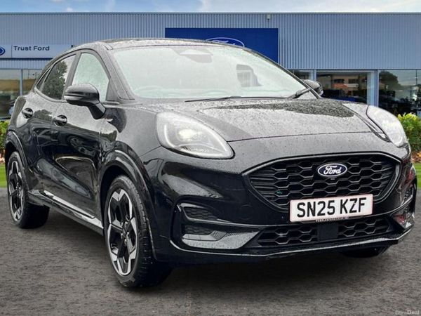 Ford Puma SUV, Petrol Hybrid, 2025, Black