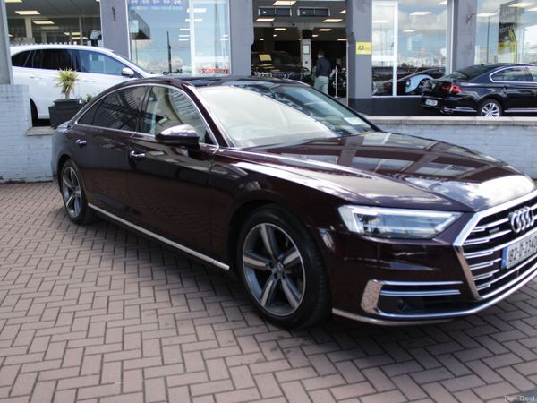 Audi A8 Saloon, Diesel, 2018, Red